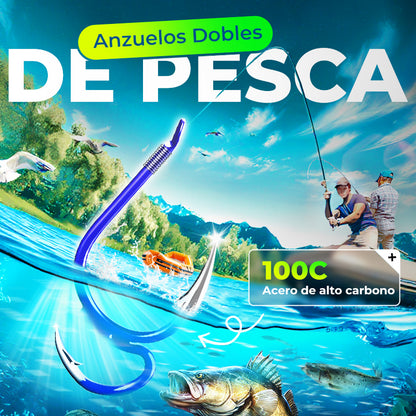 🔥Nuevo Venta Caliente❤️‍🔥 Anzuelos de pesca dobles afilados