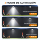 Luz solar con clip para exteriores y sensor de movimiento