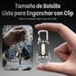 Linterna portátil recargable y brillante para llavero
