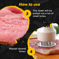 ⏳Oferta especial por tiempo limitado⏰Aguja ablandadora de carne de acero inoxidable – 21 cuchillas, marinado rápido, fácil de limpiar 🔪