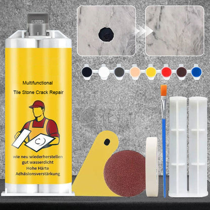 Kit multifuncional para reparar grietas en baldosas y piedras