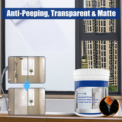 Protección de la intimidad en el hogar Pintura esmerilada al agua para cristales