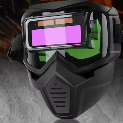 Casco de Soldadura con Oscurecimiento Automático para Seguridad Ocular