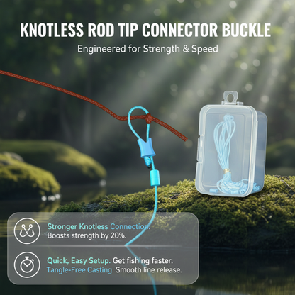 Knotless Rod Tip Connector Buckle