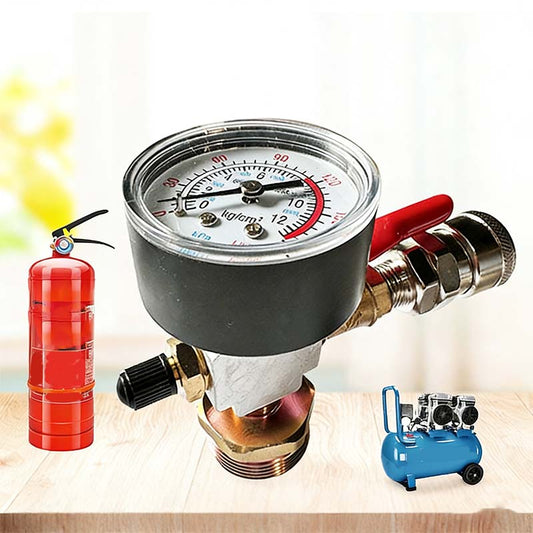 🧯Adaptador universal para válvulas de tanques de aire Adaptador de latón resistente para tanques de aire | Acoplador rápido de alta presión para tanques de aire a infladores de neumáticos