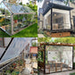 🏡✨ Lona Transparente Impermeable – Aislante, 90% Transparencia y Cuerdas Gratis
