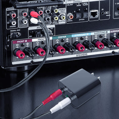 🔊 Adaptador de audio Bluetooth 5.0: transmisión inalámbrica, sonido Hi-Fi y Plug-and-Play 📲