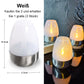 🕯️Lámpara LED con forma de vela que funciona con energía solar🌙✨