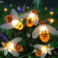 Luces solares de abeja adorables