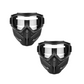 Máscara Goggle Facial Completa Desmontable – Protección Antiniebla y Antiviento