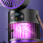 🔥Ventilador portátil recargable con luz UV para matar insectos