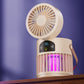 🔥Ventilador portátil recargable con luz UV para matar insectos