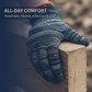 2 unidades de guantes de trabajo de punto, protectores y resistentes, calibre 10