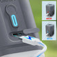 🏕️ Bomba de aire recargable para camping: con luz LED, inflado rápido, compacta y portátil 🔋