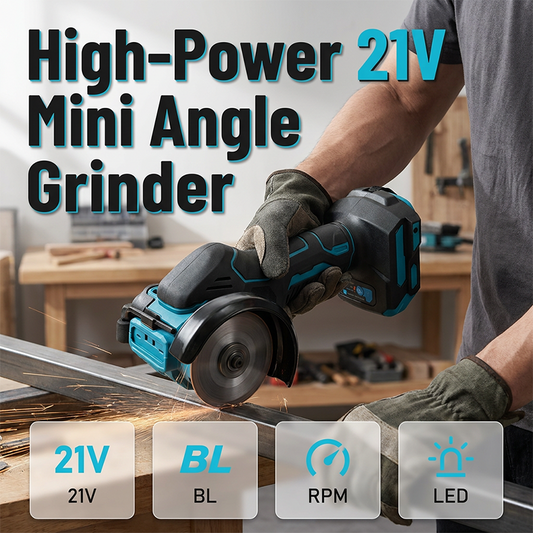 Amoladora angular compacta y polivalente para corte