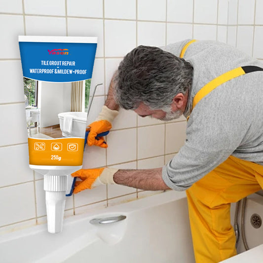 250 g de masilla para reparar juntas de azulejos: impermeable y resistente al moho