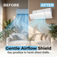 Deflector retráctil universal para aire acondicionado