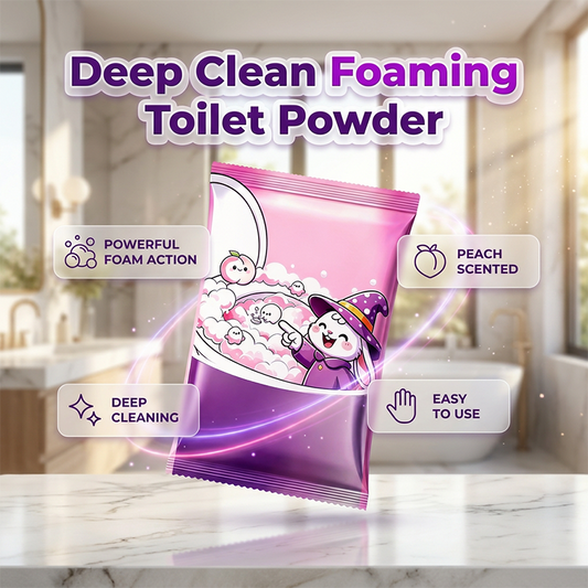 🚽💥 Polvo Limpiador Espumoso Automático – Se Activa Solo, Elimina Manchas y Sarro sin Frotar ni Esfuerzo 🧼✨