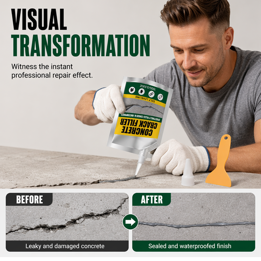 Relleno y sellador impermeable para grietas en hormigón