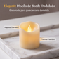 Velas LED sin llama con parpadeo cálido