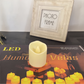 Velas LED sin llama con parpadeo cálido