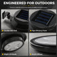 ☀️Luces solares eco-bright – cero coste eléctrico, iluminación toda la noche. Resistentes a la intemperie, ABS y acrílico de alta calidad! ✨🏡