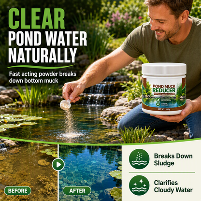 Polvo clarificador de agua para estanques de peces y piscinas