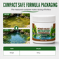 Polvo clarificador de agua para estanques de peces y piscinas