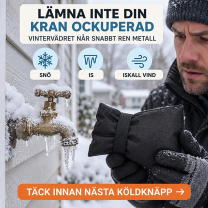 🚰❄️【Protector contra el hielo para llaves de exterior】—— ¡Un protector que mantiene el calor para que las tuberías de agua no se rompan durante el frío invierno!