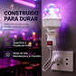 Luz de escenario de bola mágica de cristal giratorio LED RGB