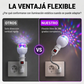 Luz de escenario de bola mágica de cristal giratorio LED RGB