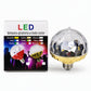Luz de escenario de bola mágica de cristal giratorio LED RGB