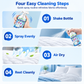 ¡Renueva tu ropa de cama al instante! Aerosol para eliminar ácaros sin necesidad de lavar.
