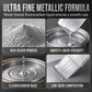 🎨 Pintura plateada metalizada a base de agua para la renovación de metales
